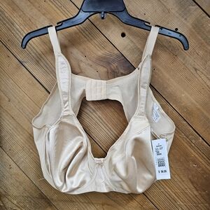 NWT Godess plus size Hannah Underwire Molded Side Support Bra, nude, 48DD
